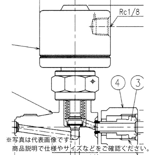 Fujikin ( フジキン ) SUS鋼製自動ベローズバルブ_1MPa_FPR-71 ( FPR-71-9.52-3-IN#A )