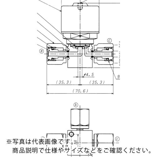 【SALE通貨価値】Fujikin ( フジキン ) SUS鋼製自動小銃3方ダイレクトダイヤフラムバルブ_1MPa_FPR-NDTR-71 ( FPR-NDTR-71-6.35-2 ) (株)フジキン