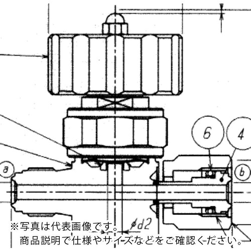Fujikin ( フジキン ) SUS鋼製3方ダイレクトダイヤフラムバルブ_1MPa_FUNDTB-71G ( FUNDTB-71G-9.52 )