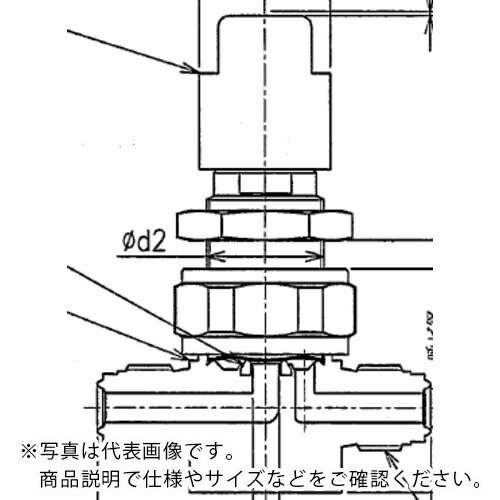 Fujikin ( フジキン ) SUS鋼製ダイレクトダイヤフラムバルブ_1MPa_FUNDL-71G ( FUNDL-71G-6.35-316LP-R )