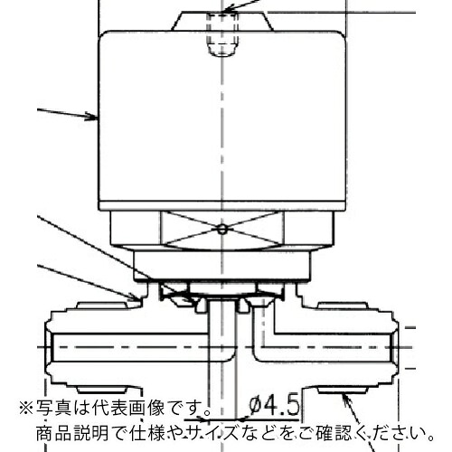 Fujikin ( フジキン ) SUS鋼製自動小銃ダイレクトダイヤフラムバルブ_1MPa_FPR-ND-71 ( FPR-ND-71-6.35-316LP-W ) 【製造業者取寄】