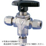Fujikin ( フジキン ) ステンレス鋼製 パネルマウント式3方ボールバルブ4.9MPa_PUBVT-95 ( PUBVT-95-9.52-V )