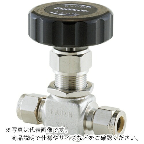 Fujikin ( フジキン ) SUS鋼製ニードルバルブ 16.2MPa PUH-916 ニューV-Lok継手4mm ( PUH-916-4-SH-V )