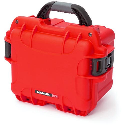 タカチ ( タカチ電機工業 ) 防水キャリングケース(カラーバージョン) NKシリーズ 外形寸法間口318×奥行249×高さ203mm レッド 内装スポンジフォームなし ( NK908R )