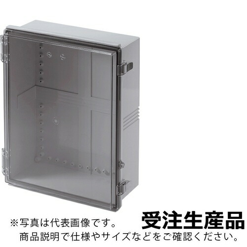 タカチ ( タカチ電機産業 ) UL公証 雨合羽・防塵開閉式ポリカ-ボネートプラボックス BC-Cつづき物 160×450×350粍 ( BC-CTP-354516 ) 【製造業者取寄】