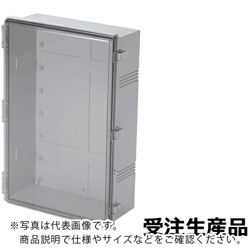 タカチ ( タカチ電機工業 ) UL認証 防水・防塵開閉式ポリカ-ボネートプラボックス BC-Cシリーズ 181×600×400mm ( BC-CTP-406018 )