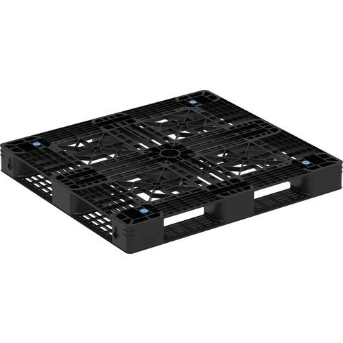 サンコー ( 三甲 ) リサイクルプラスチックパレット 812450 D4-1011-4 黒いこと ( 81245000BKRCP ) 【製造会社取寄】