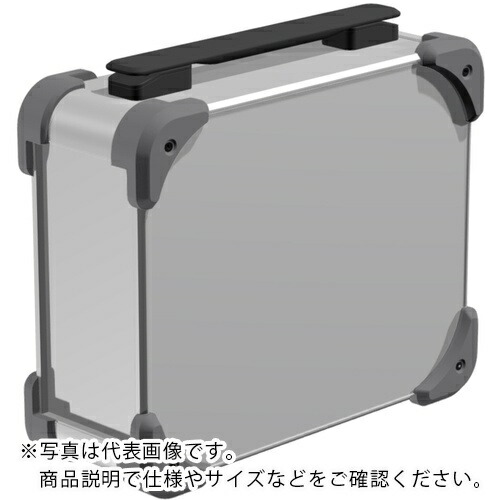 タカチ ( タカチ電機工業 ) コーナーガード付キャリングケース AUGHシリーズ 233.5×508×308mm シルバー/グレー/ブラック ( AUGH222-30-50-SGB )