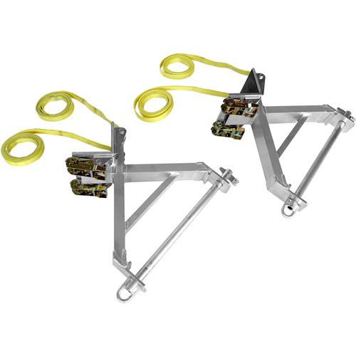 【SALE通貨価値】PiCa ( ピカコーポレイション ) 1ALF/LLS用掛けはしご滑りだし金具 イージークライマー(角柱用) ( LHS-36AW ) 【2台書き割り】