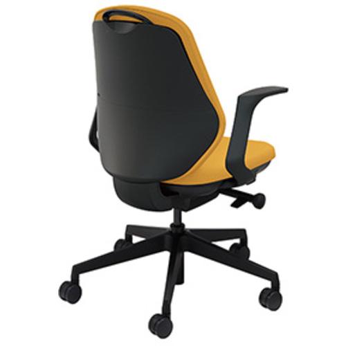 NAIKI ( ナイキ ) ワークチェアー(肘付) トートバック TBE型 黄色/黒いこと ( TBEB511F-PYE ) 【製造業者取寄】