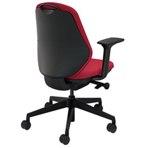 【SALE通貨価値】NAIKI ( ナイキ ) ワークチェアー(モビール肘付) トートバック TBE型 パーシアンレッド/黒いこと ( TBEB511FA-PRE ) (株)ナイキ
