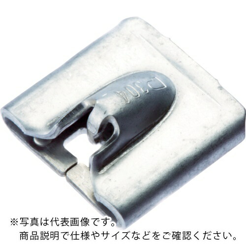 PANDUIT ( パンドウイット ) MLTタイプ 長尺ステンレススチールバンド エクストラヘビータイプ用ヘッド SUS304 幅:12.7mm用 100個入り ( MTHEH-C )