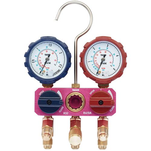 【SALE通貨価値】タスコ ( イチネンTASCO ) ミニボールバルブ式マニホールドキット(92珊) ( TA122ME-1 ) (株)イチネンTASCO