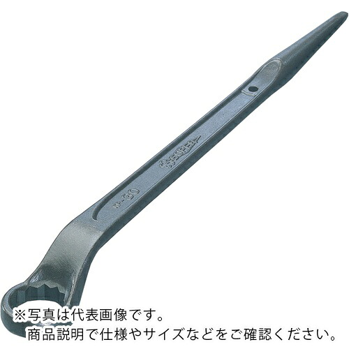 百貨店 ( スーパーツール ) 60°片口めがね鍵(六角対辺:55)しの付 ( KP-55 )