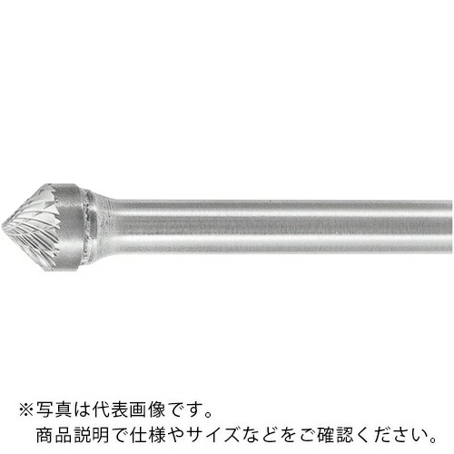百貨店 ( スーパーツール ) 百貨店超硬赤ちょうちん シャンク径6粍(円錐型90度)ダブルとり捨てる(刃径:19.0) ( SB49C05 )