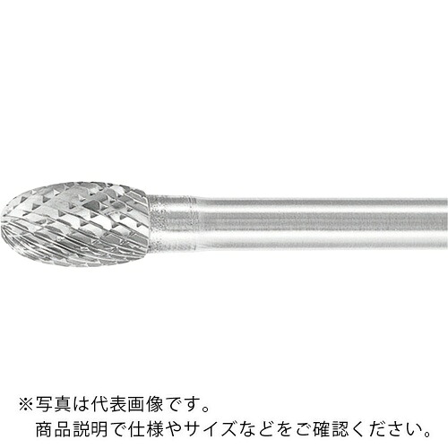 スーパー ( スーパーツール ) スーパー超硬バー シャンク径6mm(卵型)ダブルカット(刃径:16.0) ( SB6C04 )｜Orange Tool Tokiwa