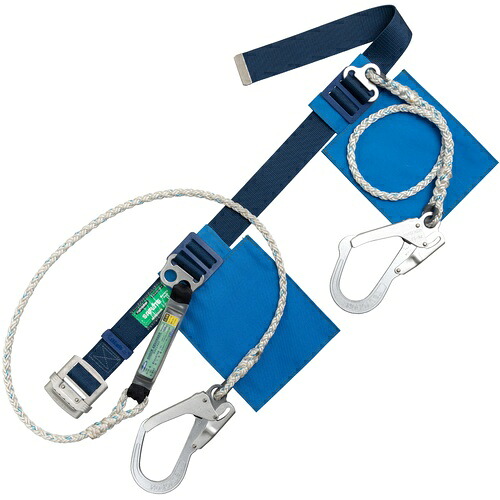 TSUYORON ( 藤井電工 ) 胴胴締め型堕ちる取り締まり用物の具(縄索手合い) 助けること縄索2丁掛け遣りかた セ飛翔 紺 L大きさ 幅50MM×1400MM ( TBSAF2593SBL2LBP ) 【製造業者取寄】