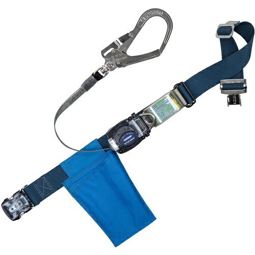【SALE通貨価値】TSUYORON ( 藤井電工 ) 胴三尺帯型墜ちる取り締まり用物の具(巻取手合い)鍵を掛ける規則体系なし リトラ 紺 L大きさ 幅50MM×長さ1400MM ワンタッチバックル遣りくち ( 結核症-RN-OT599K-BL2-L-JAN-BP ) 藤井電工(株)