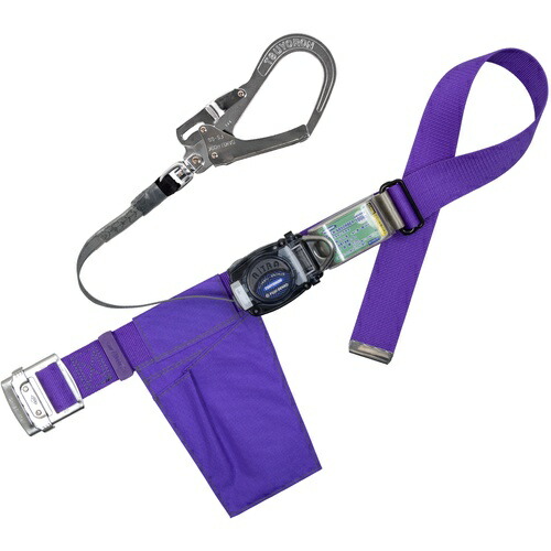 TSUYORON ( 藤井電工 ) 胴胴締め型堕ちる取り締まり用物の具(巻取手合い)鍵を掛ける規則体系なし リトラ 紫 M大きさ 幅50MM×長さ1200MM ( 肺結核-RN-599K-P-M-JAN-BP ) 【製造業者取寄】