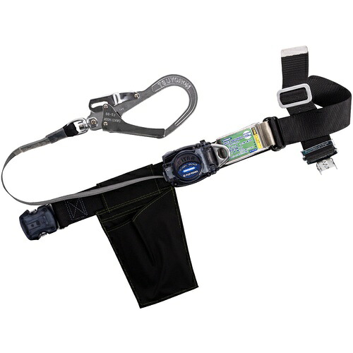 【SALE通貨価値】TSUYORON ( 藤井電工 ) 胴三尺帯型墜ちる取り締まり用物の具(巻取手合い)鍵を掛ける規則体系なし リトラ 黒 L大きさ 幅50MM×長さ1400MM ワンタッチバックル遣りくち ( 結核症-RN-OT599K-BLK-L-JAN-BP ) 藤井電工(株)