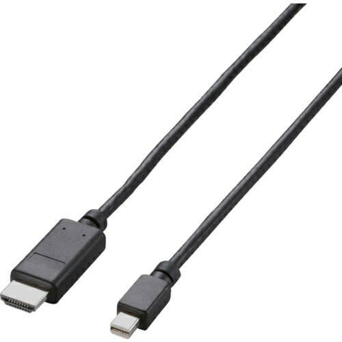 ELECOM ( エレコム ) Mini DisplayPort-HDMI取り替えっこ有線テレビ 2m 黒いこと ( AD-MDPHDMI20BK )
