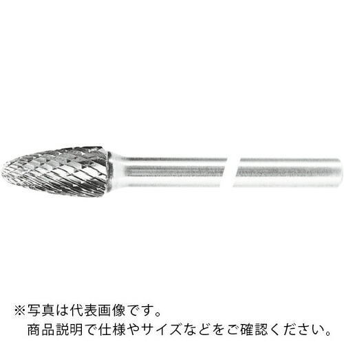 百貨店 ( スーパーツール ) 百貨店超硬赤ちょうちん ロングシャンク径6粍(弾丸型)ダブルとり捨てる 刃径:12.7 ( SB3C05L )