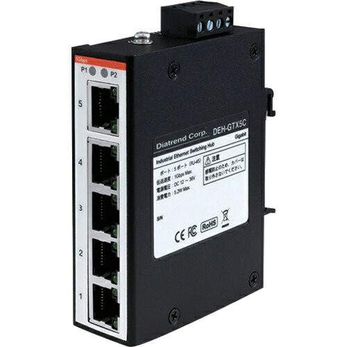 【SALE必要経費】Diatrend ( 金剛石流行り ) 製作用イーサネットスイッチングハブ ギガビットタイプ ( DEH-GTX5C )