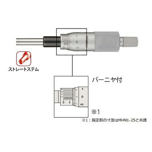 ミツトヨ マイクロメータヘッド （150-190） ( MHN1-25V )