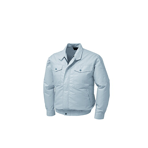 空調服 空調服R 制電長袖ブルゾン（ウェアのみ） ( KU91710/シルバー/4L )