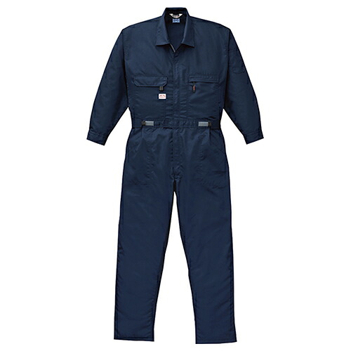 【SALE必要経費】空調設備服 空調設備つなぎ服R（御召しもののみ） \u0026 空調設備服R クランク一揃いの道具 ( 1-9820/ネイビーブルー/LL + SKSP02B )