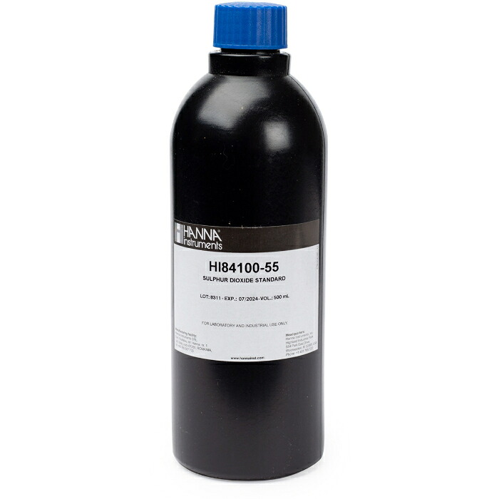 HANNA ( ハンナ ) 目盛り調整用標準尺度液500ｍL ( HI 84100-55 ) 花・ガーデン・DIY-DIY・工具