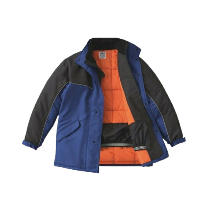 サンエス 冷凍倉庫用防寒コート -40℃ ﾌﾞﾙｰ/4Lサイズ ( BO8001 4ﾌﾞﾙｰ 4L )