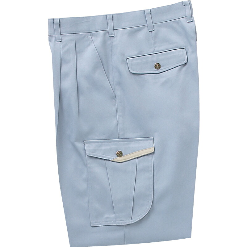 サンエス ツータックカーゴパンツ ｱｲｽﾌﾞﾙｰ/100サイズ ( WA20015 14ｱｲｽﾌﾞﾙｰ 100 )