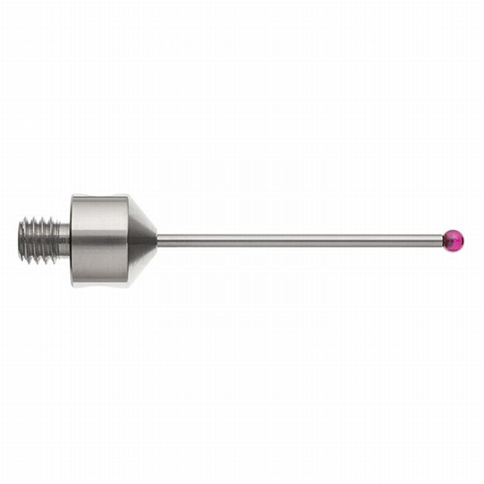 レニショー(RENISHAW) ストレートスタイラスM5 O2.5mm ルビー球、超硬軸 - 長さ 40mm、EWL 31mm ( A-5003-5223 )