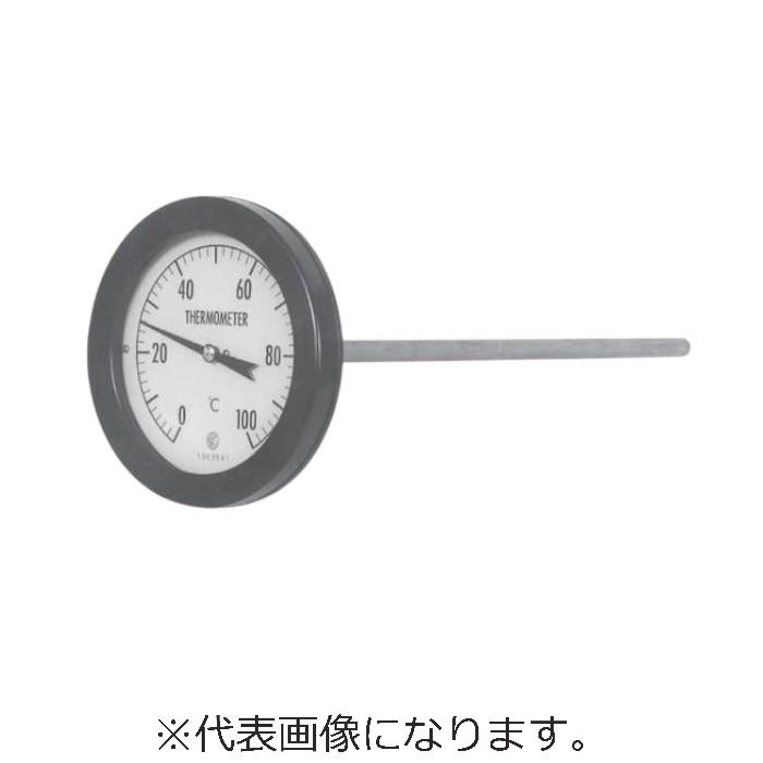 長野計器 バイメタル式温度計（φ100、0～500℃） ( TB14-000X500℃-φ8X100L )