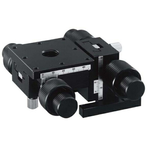 中央精機 小型Y･Z軸ﾒｶﾆｶﾙｽﾀﾝﾄﾞ 60×60(粗微動ﾊﾝﾄﾞﾙ式) ( LM-213-2 ) 花・ガーデン・DIY-その他
