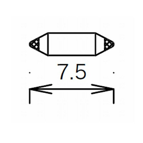 日本の首都詳しい RONDCOM71C/72A/75GB/R76A用スタイラス（両側） ( 0101 080 )