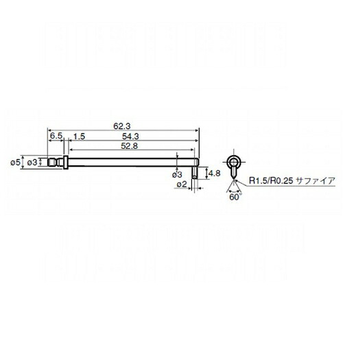 東京精密 RONDCOM用測定子(カッタマーク除去) ( 0194 210 )