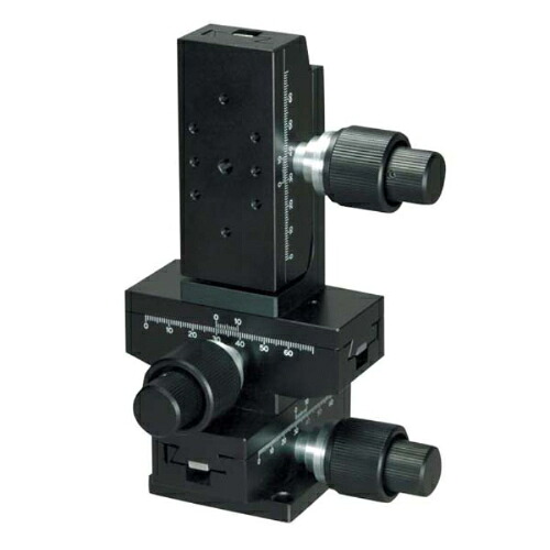 中央精機 DT X･Y･Z軸ｽﾃｰｼﾞ 40×90(粗微動ﾊﾝﾄﾞﾙ) ( LT-912SL )