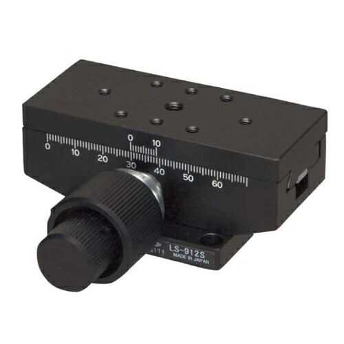 中央精機 DT X軸ｽﾃｰｼﾞ 40×90(粗微動ﾊﾝﾄﾞﾙ) ( LS-912S )