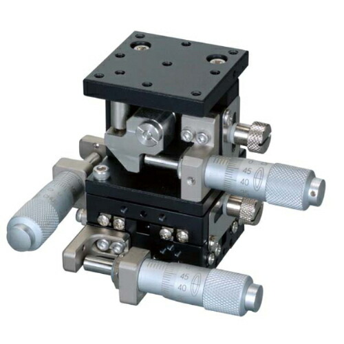 【SALE通貨価値】中央精機 ﾊｲｸﾞﾚｰﾄﾞｱﾙﾐXYZｽﾃｰｼﾞ 40×40 ( LT-4047-S1 )