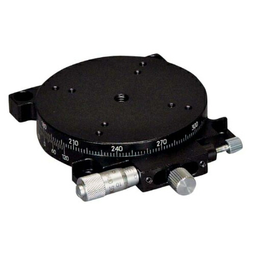 中央精機 ﾊｲｸﾞﾚｰﾄﾞ微動回転させるｽﾃｰｼﾞ φ70 ( RS-7012-R )