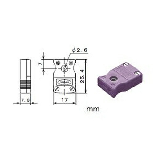 ANRITSU ( 安立計器 ) 熱電対コネクタ ANPプラグ ( ANP-K-F-H )