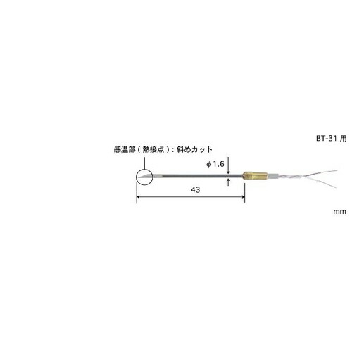 【SALE通貨価値】ANRITSU ( 安立表示計器 ) BTつづき物用取り替えっこ用針 BTNつづき物 5本/1組 ( BTN-31K )