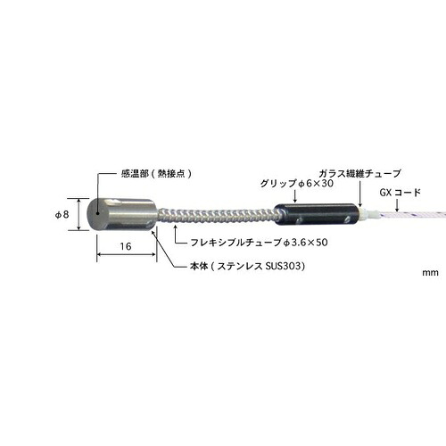 ANRITSU ( 安立表示計器 ) 磁石内蔵体温検知器 MGつづき物 ( MG-34E-GX1-ASP )