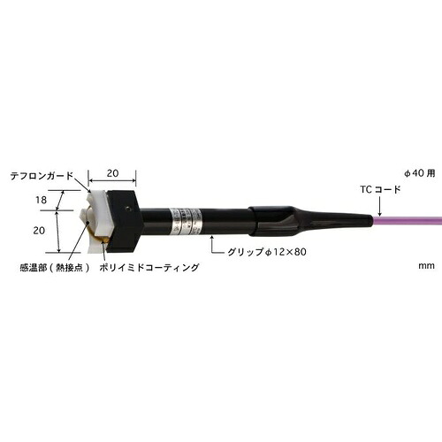 ANRITSU ( 安立表示計器 ) 小型移し替える回転させる境界線の外側用体温検知器 SHつづき物 ( SH-34E-TC1-ASP )