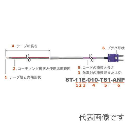 ANRITSU ( 安立計器 ) テープ形多目的温度センサ STシリーズ ( ST-11E-010-TS1-ANP ) 8,548円