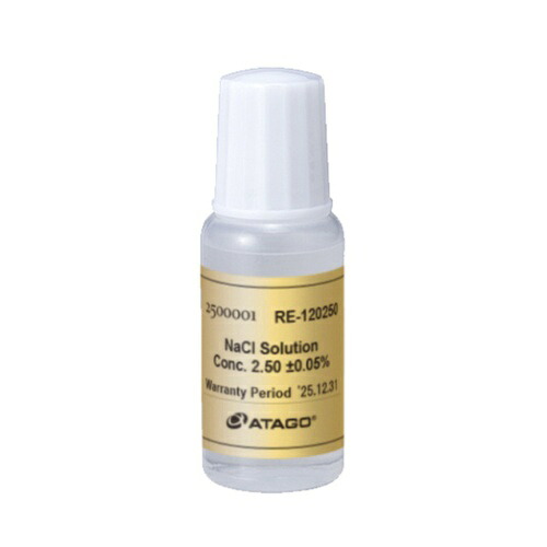 ATAGO ( アタゴ ) 塩分計食塩水 2.50% 10mL ( RE-120250 )