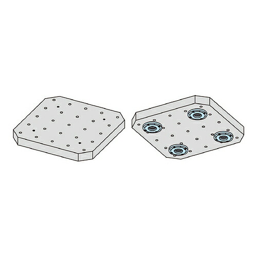 【SALE通貨価値】ナベヤ Q-鍵を掛ける内蔵器械調色板(T穴油圧) ( MCQH630-50H )