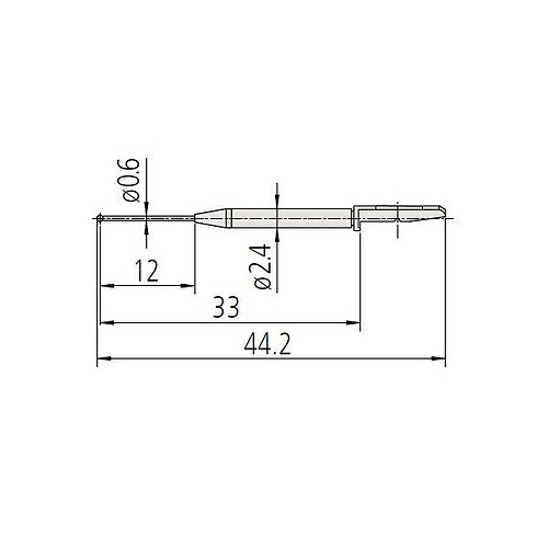 ミツトヨ 真円度測定機 付属品 12AAE304/パイ0.8 ボール測定子/RA-CNC